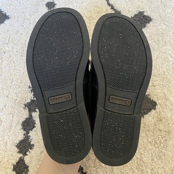 Boy’s Sperry Colton 6185862 Black Penny Loafer Dress Shoes Slip On Size 12.5N - Picture 6 of 7
